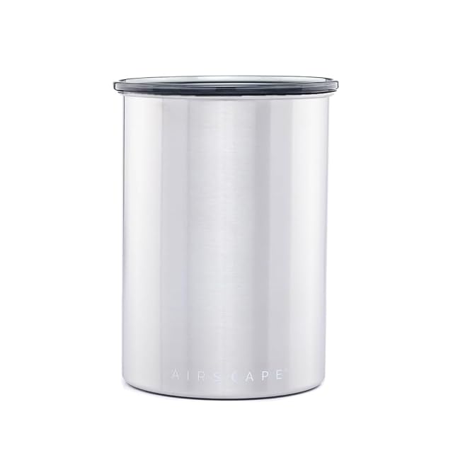 Airscape stainless steel coffee storage canister