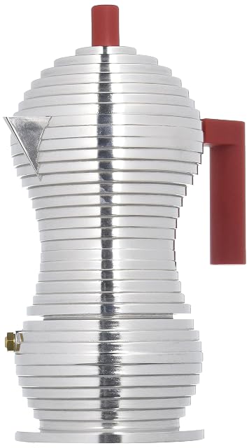 Alessi Pulcina aluminium stovetop espresso maker