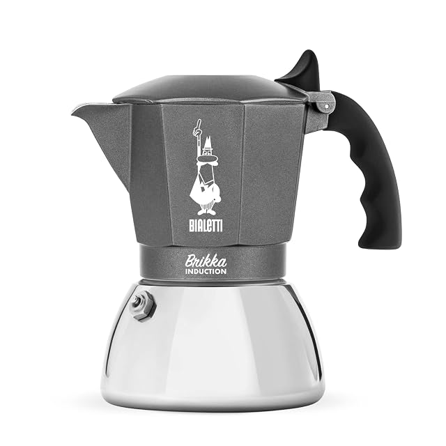 Bialetti Brikka moka pot with pressure valve