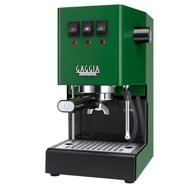 Gaggia Classic Evo Pro espresso machine in stainless steel