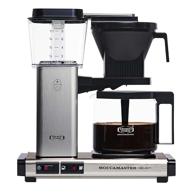 Moccamaster KBG Select filter coffee machine with glass carafe